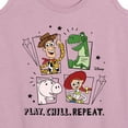 thumbnail image 3 of Toy Story - Play Chill Repeat - Women's Racerback Tank Top, 3 of 5