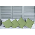 thumbnail image 2 of Ambesonne Green Throw Pillow Cover 4 Pack, White Simple Polka Dots, 20", Olive Green and White, 2 of 5