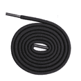 thumbnail image 1 of 20 cordones redondos blancos montañismo fútbol baloncesto cordones 5mm (negro), 1 of 5