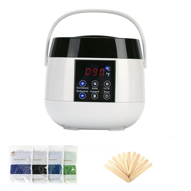 Waxing Kit Wax Warmer, Wax Kit Hair Removal Adjustable Temperature with