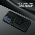 thumbnail image 2 of Allytechgroup Magnetic for Samsung Galaxy S21 FE Case, Compatible with MagSafe Support Magnetic Car Phone Mount PU Leather Slim Phone Case for Women Men for Samsung Galaxy S21 FE, Black, 2 of 10
