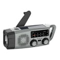thumbnail image 1 of Radio De Manivela Luz LED Brillante Linterna Lectura Radio Meteorológica De Viaje, 1 of 9