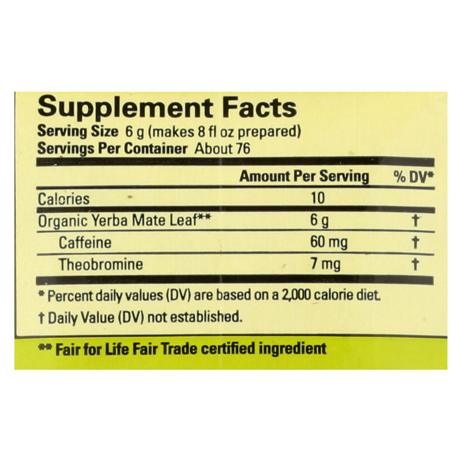 Eco Tea Loose Yerba Mate 16 oz (Pack Of 2)