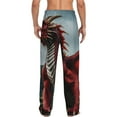 thumbnail image 6 of Cauagu Majestic Red Dragon Mens Pajama Pants Sleep & Lounge Pants,PJ Bottoms with Pockets-XX-Large, 6 of 7
