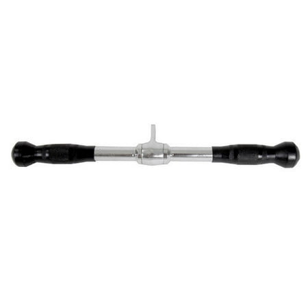 USA Sports by Troy Barbell 20'' Rubber Grip Straight Bar Attachment
