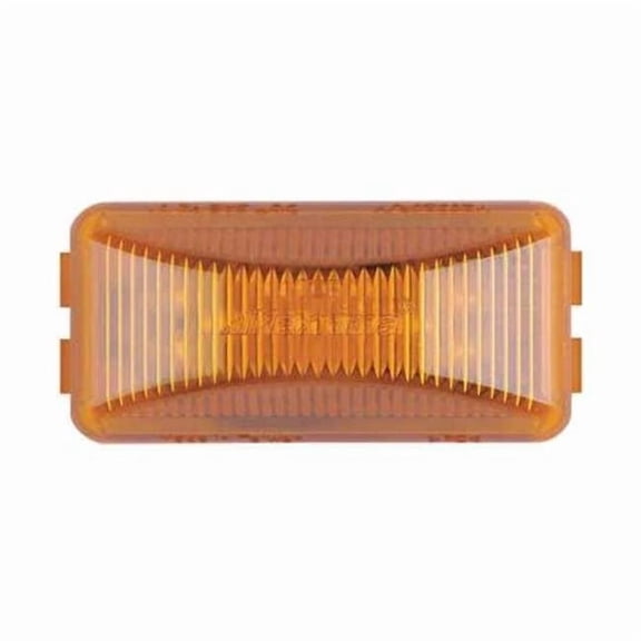 Maxxima Clearance Light, LED, Amber, Rect, 2-1/2 L 3LXG2