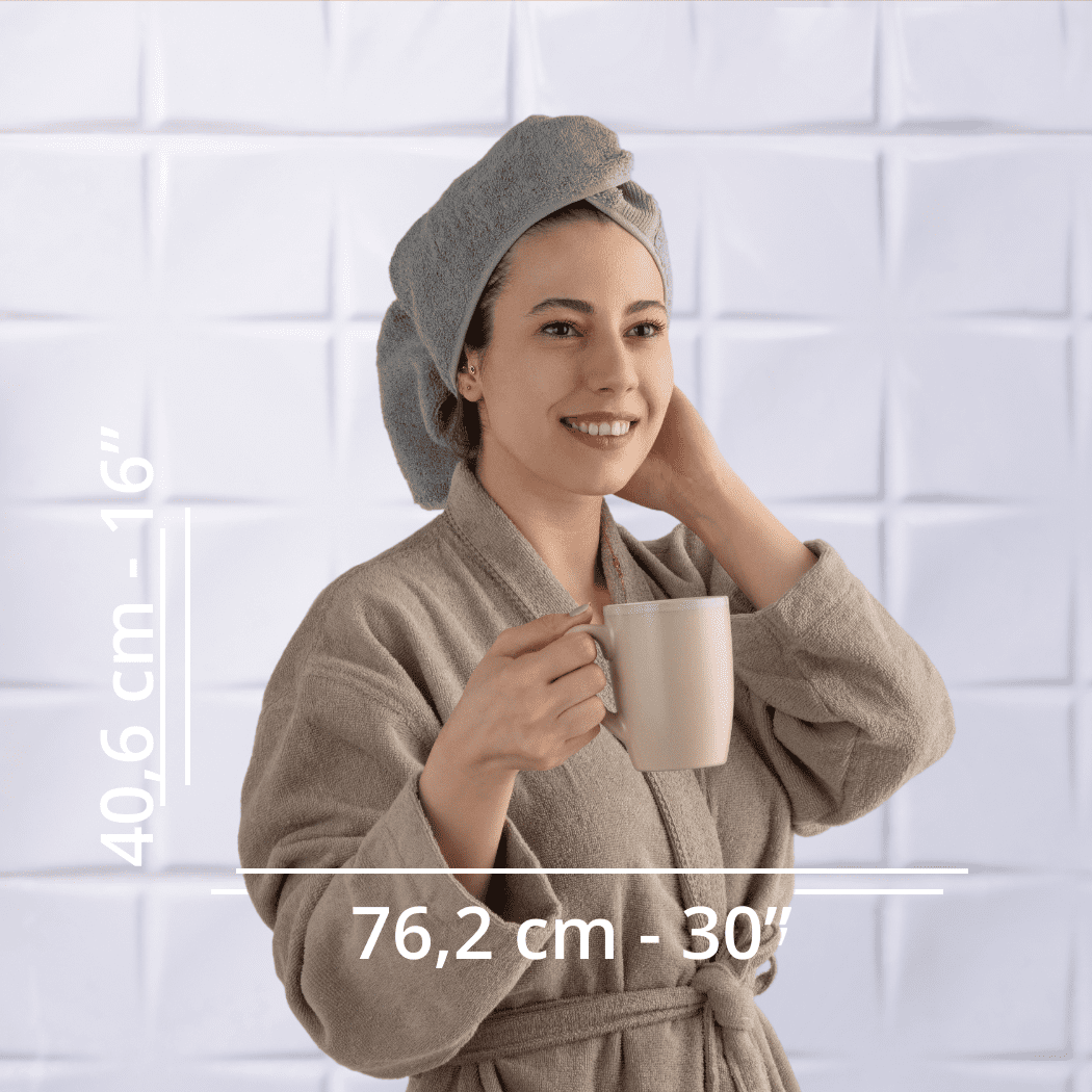 HOME ESSENTIALS 100% Cotton Luxury Turkish Wash Cloths and Bath Towels Set of 6, 600 GSM Lightweight Super Absorbent Travel Towels Pack, Quick Dry Towels for Spa, Hotel Bathroom Essentials, Grey