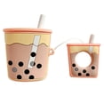 thumbnail image 1 of Funda Protectora De Silicona Compatible Con Airpods 1/2 Perla Forma De Té De La Leche Funda Protectora Inalámbrica Para Auriculares Funda Anticaída seitruly EL016884-04, 1 of 5