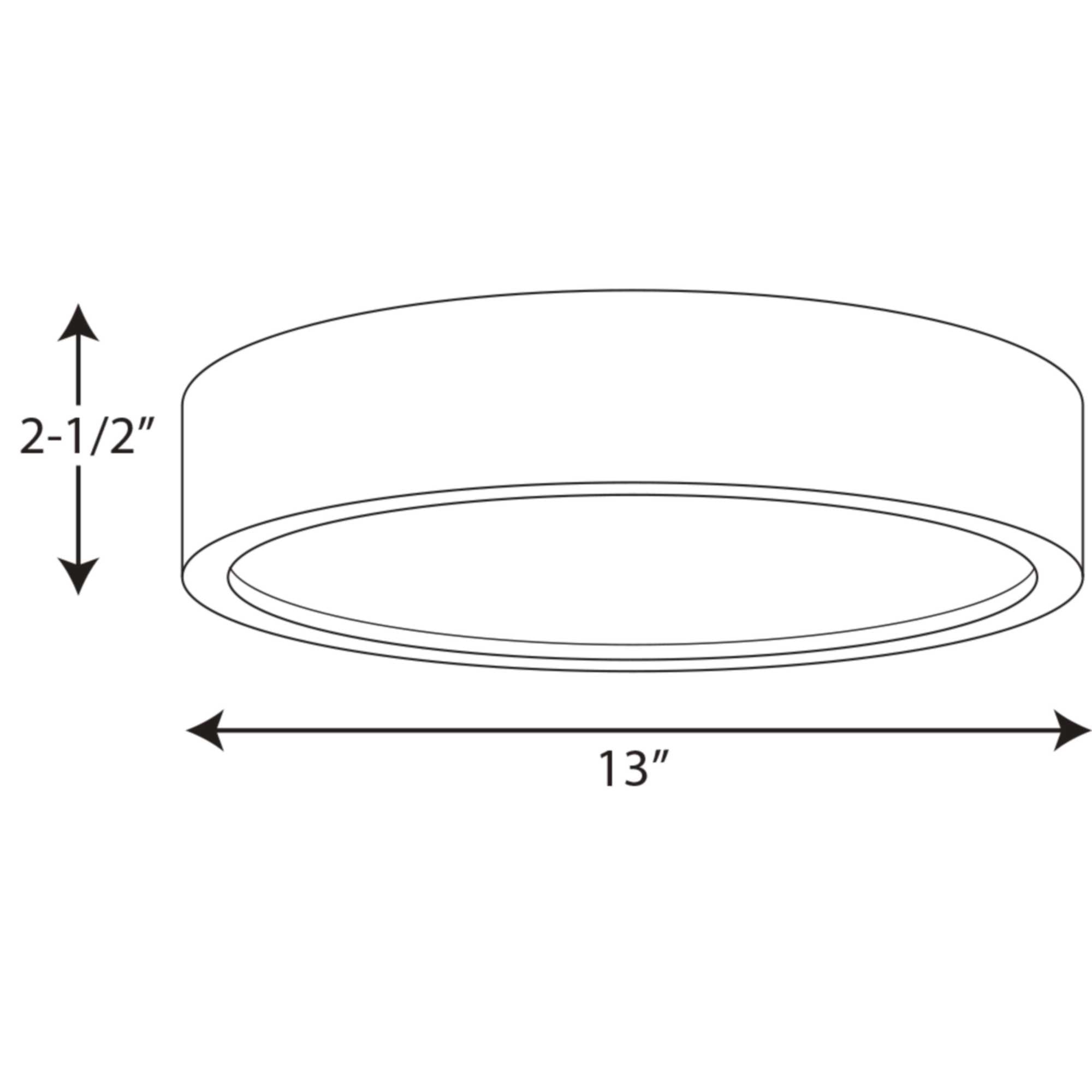 Portal Collection One-Light 13" LED Flush Mount