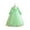 Light Green, variant on Girls Elegant Long Sleeve Lace Flower Dress for Special Occasions Wedding Party Floor Length Gown with Bow and Embroidered Details