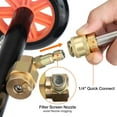 thumbnail image 7 of iMeshbean Dual-Function Water Broom Undercarriage Pressure Washer Surface Cleaner 18 inch 4000 PSI Power Washer Underbody Car Washer with 5 Nozzles and 3 Extension Wand, 7 of 7