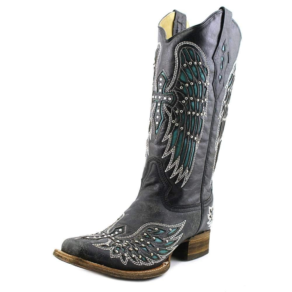 CORRAL Women's Turquoise Wing Inlay and 