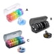 thumbnail image 5 of Caja de pastillas Portátil Contenedores de viaje Mini 7 días 14 Células Plástico Tableta Almacenamiento Dispensador Compartimento Diseño Sello Humedecerable Gris Colorido Speravity HA026814-02, 5 of 7