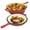 Red, variant on Enameled Cast Iron Skillets, 2-In-1 Cast Iron Dutch Oven Pot with Lid Set, 3QT Dutch Oven And 1.5QT Skillet for Frying, Baking, Stewing, Grilling, Indoor And Outdoor