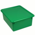 thumbnail image 2 of Stowaway® 5" Letter Box with Lid, Green, Pack of 3, 2 of 2