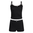 thumbnail image 5 of No Boundaries Sleep Pointelle Cami and Shorts Set, 2-Piece, Women’s XXS-3X, 5 of 5