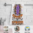 thumbnail image 4 of Dreamtimes Leopard Pumpkin Halloween Hand Towels 2 Pack, Ultra Soft and Highly Absorbent, Spooky Season Decorative Fingertip Towel for Home, Bathroom, Kitchen, 4 of 5
