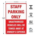 thumbnail image 2 of Staff Parking Only Sign Tin Sign Warning Metal Sign Vintage Sign Wall Decor for Home Farm Bar Coffee Shop Club Decoration 8x12 Inch, 2 of 7
