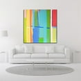 thumbnail image 2 of 14" x 14" Urban Summer 16 by Gill Miller - Wall Art Print on Canvas Fabric White, 2 of 3