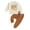 Beige, variant on Toddler Baby Boy Thanksgiving Outfit Turkey Letter Print Long Sleeve Sweatshirt Top and Jogger Pants Set 3M-3T