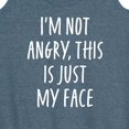 thumbnail image 3 of Instant Message - Not Angry Just My Face - Women's Racerback Tank Top, 3 of 6