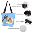 thumbnail image 3 of Lsque Bluey Pattern Beach Tote,Shoulder Handbag,Spacious Tote Bag,Lightweight Travel Bag,Versatile Shopping Bag, 3 of 6