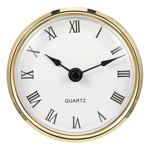 Classic Clock Craft Insert Clocks Movement Quartz Diameter 80mm Number For Home Diy Crafts Multifunctional Installation Part