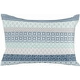thumbnail image 5 of Outdoor Waterproof Throw Pillow Covers Set of 2 Blue Boho Stripe Tribal Vingtage Lumbar Pillowcases 20x12 Inches Bohemian Style Decorative Pillows Cushion Case Patio Pillows for Couch Bed Garden, 5 of 10