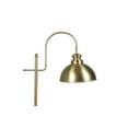 thumbnail image 3 of Grandview Gallery 64" Transitional Plated Gold Floor Lamp ft. Modern Dome Shade, Unique White Glass Bulb Cover, and Traditional Turned Details, 3 of 5