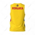 thumbnail image 3 of Romania Flag Men Basketball Sports Jersey Running Fitness Multifunction Sleeveless tshirt Exclusive Custom Name Nunber, 3 of 12
