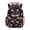 Black Floral Cat, variant on Pzuqiu Cool Panda School Backpack for Kids Teenagers Students 17 Inches Back to School Shoulder Bookbags Casual Travel Daypack with Front Zipper Lightweight Laptop Bags