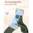 thumbnail image 3 of Wearlizer Slim Braided Magnetic Band Compatible with Apple Watch Band 38/40/41/42/44/45/46/49mm Women, Thin Stretchy Nylon Celtic Knot Dressy Strap for iWatch Series 11 10 9 8 7 6 5 4 SE Ultra 3 2 1, 3 of 8
