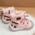 thumbnail image 4 of breaise Toddler Boots Boys Girls Winter Boots Waterproof Fleece Kids Snow Boots Faux Fur Booties Warm Walking Shoes for Indoor Outdoor, 4 of 9