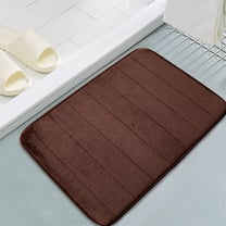 AZXY 20"x31.5" Bath Mats for Bathroom Floor,Memory Foam Bath Mat,Brown Bathroom Rugs,Washable Quick Dry Absorbent Nonslip Bathmat Under $15