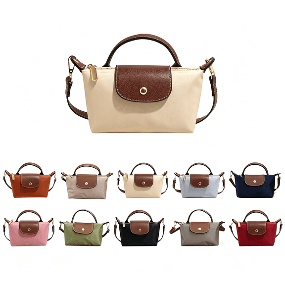 GASTROPOD Mini Crossbody Bag for Women - Adjustable Strap Shoulder Purse, Small Spacious Tote with Zipper Pockets for Phone Wallet Keys, Mini Crossbody Bags for Women