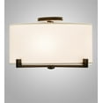 thumbnail image 7 of Meyda Tiffany 233657 Cilindro Structure 17" Wide Semi-Flush Drum Ceiling Fixture - Brown, 7 of 7