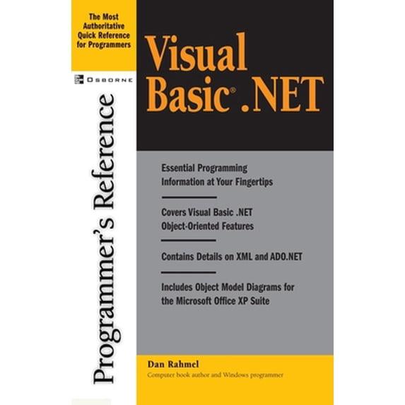 Pre-Owned Visual Basic.Net Programmer's Reference (Paperback) 0072195347 9780072195347