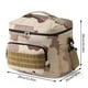 thumbnail image 3 of Bolsa térmica portátil Bolsa de picnic para acampada al aire libre Bolsa de hielo con camuflaje de papel de aluminio Bolsa portátil para el almuerzo, 3 of 4