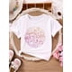 thumbnail image 1 of 1pc Kids' Back to School Graphic T-Shirt - Breathable Knit Cotton Short Sleeve Tee with Playful Letter & Pencil Print, easy-Care Round Neck Top for Boys & Girls, outdoor Wear, Comfortable Fit, 1 of 6