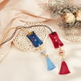 thumbnail image 5 of 1Set 2pcs Lucky Cat Blessing Bag Pendant Japanese Omamori Charms Brocade Blessing Bag with Tassel Japanese Maneki Neko Cat Charms Lucky Blessing Bag for Blessing Health Career Love Money Mixed Color, 5 of 6