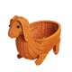 thumbnail image 3 of Cesta tejida con forma de animal, cesta de verduras para mesa de centro, cocina, hogar. Perro, 3 of 8