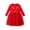 Red, variant on Toddler Girl Dresses Kids Christmas Long Sleeve Print Princess Dresses Birthday Party Winter Fall Clothes for Girls Size 3-4T