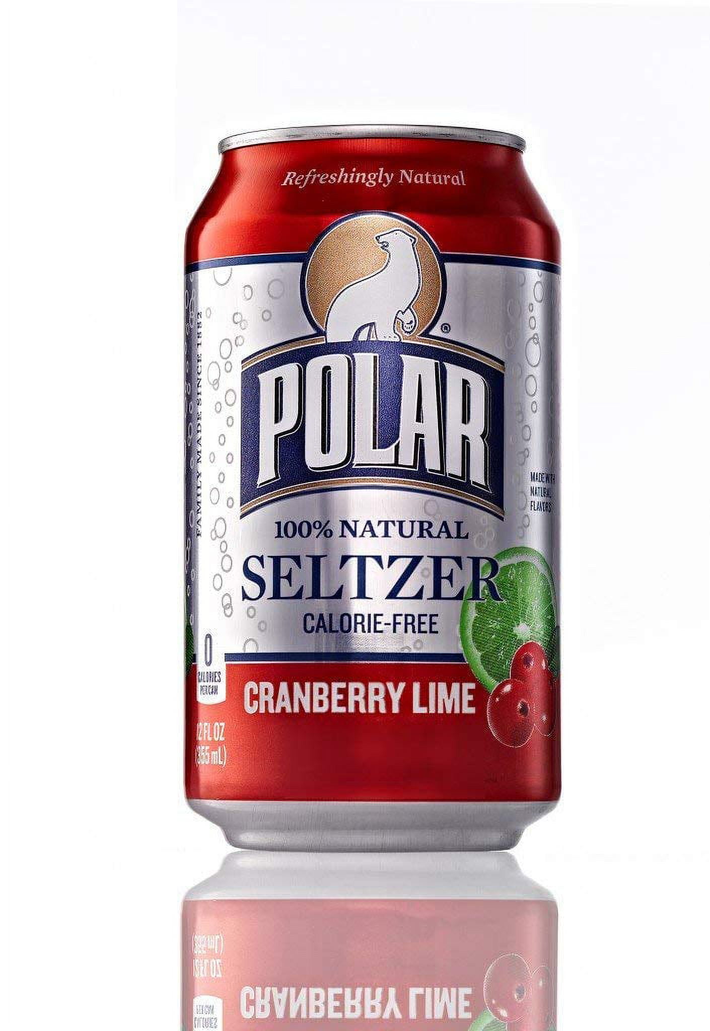Polar Seltzer Variety Special, Cranberry Lime, Mandarin, Ruby Red Grapefruit, Lime Flavor, 12 oz Can (3 x 4 Flavors, Total of 12 Cans