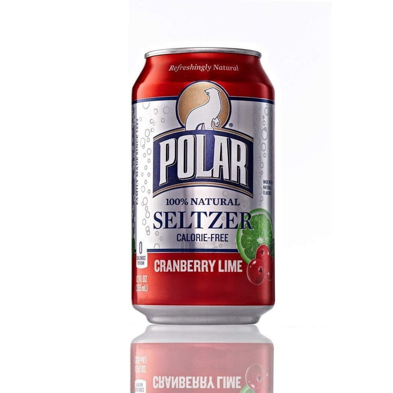 Polar Beverages, Seltzer Variety Pack, 12 cans, Cranberry Lime
