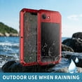 thumbnail image 4 of Armor Metal Aluminum Shockproof Phone Case for iPhone 16e, 360 Full Body Protective Rugged Outdoor Military-Grade Shockproof Cover, 4 of 7