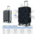 thumbnail image 6 of Haiem Black Fish Scales Luggage Cover,Durable, Washable Suitcase Protector With Anti-Scratch Technology - Keep Your Luggage Looking New Small, 6 of 9