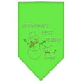 thumbnail image 3 of Christmas Pet and Dog Bandana Rhinestone, "Snowman's Best Friend", 3 of 9