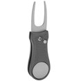 thumbnail image 2 of Outil de Réparation pour Terrain de Golf, Matériau en Acier Inoxydable, Conception Pliable, Fourche de Terrain de Golf, Finition Soignée, Petite Taille, pour Outil de Réparation pour Pelouse Rouge, Vert, Gris, Noir, 2 of 7