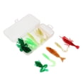thumbnail image 4 of 17pcs Señuelos de pesca suaves de camarón y rana de para lubina de agua dulce, bagre, trucha, carpa, salmón Macarena Señuelo suave de la pesca del gusano, 4 of 8