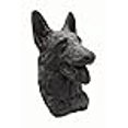 thumbnail image 2 of Solid Rock Stoneworks German Shepherd Bust- Graphite- 14" Tall x 8" W x 10" D, 2 of 4